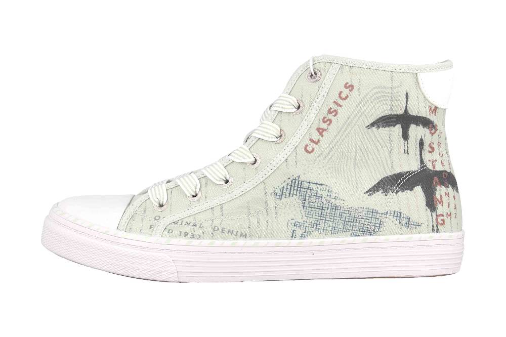 Mustang Shoes Sneaker in Übergrößen Grün 1376-502-702 große Damenschuhe