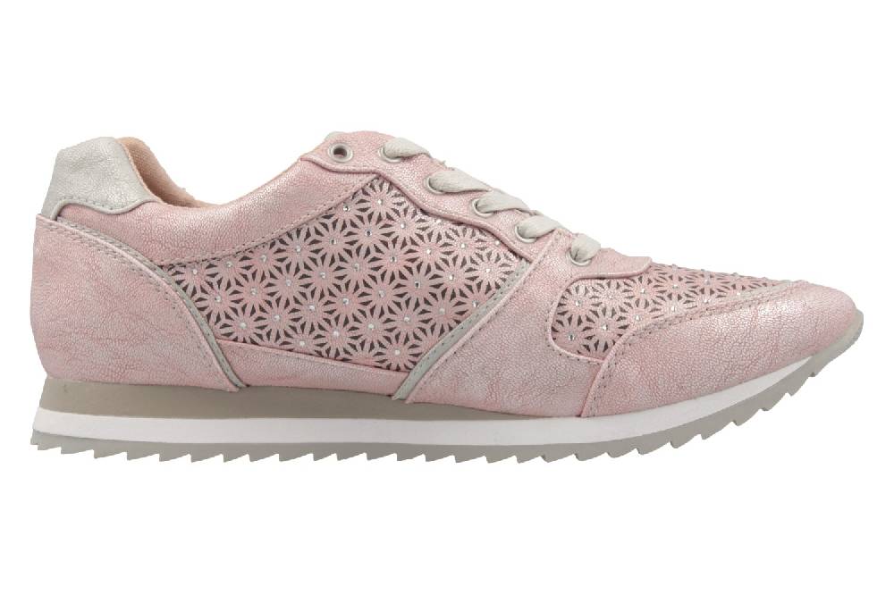 Mustang Shoes Sneaker In Übergrößen Pink 1237-301-555 Große Damenschuhe