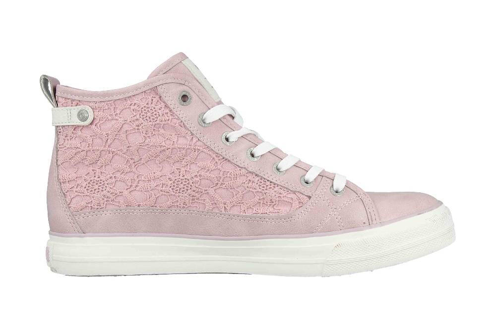 Mustang Shoes Sneaker In Übergrößen Rosa 1272-502-555 Große Damenschuhe