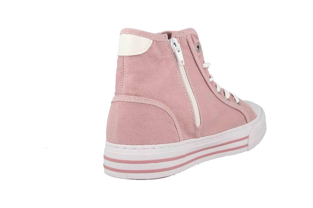 Mustang Shoes Sneaker In Übergrößen Rosa 1420-504-555 Große Damenschuhe