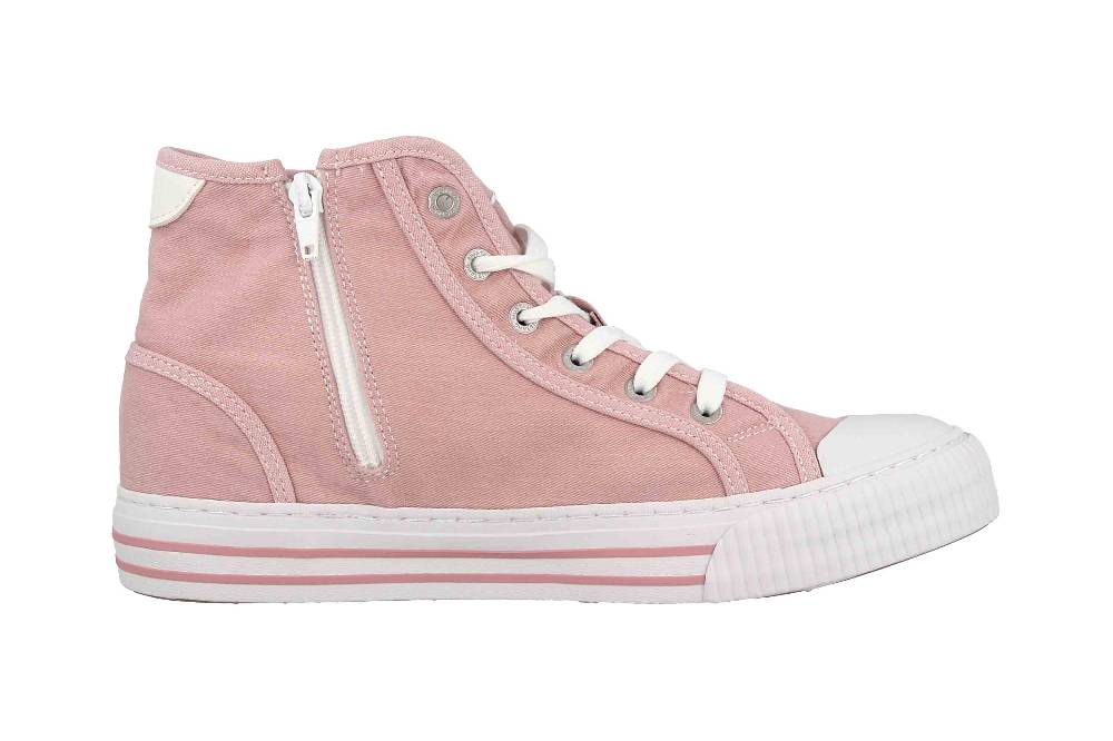 Mustang Shoes Sneaker In Übergrößen Rosa 1420-504-555 Große Damenschuhe