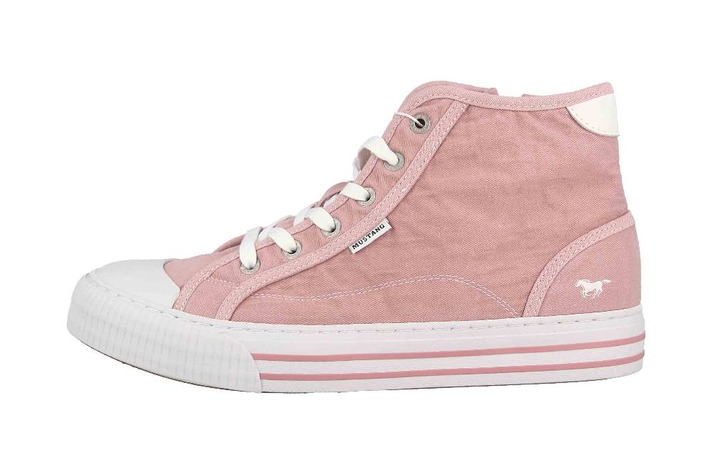 Mustang Shoes Sneaker in Übergrößen Rosa 1420-504-555 große Damenschuhe