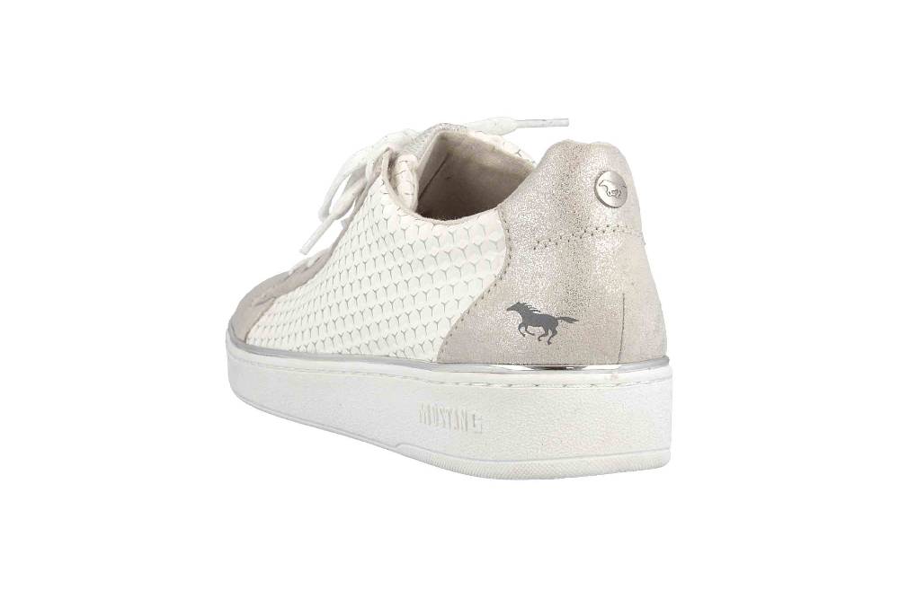 Mustang Shoes Sneaker In Übergrößen Silber 1300-305-124 Große Damenschuhe