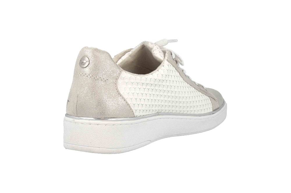 Mustang Shoes Sneaker In Übergrößen Silber 1300-305-124 Große Damenschuhe