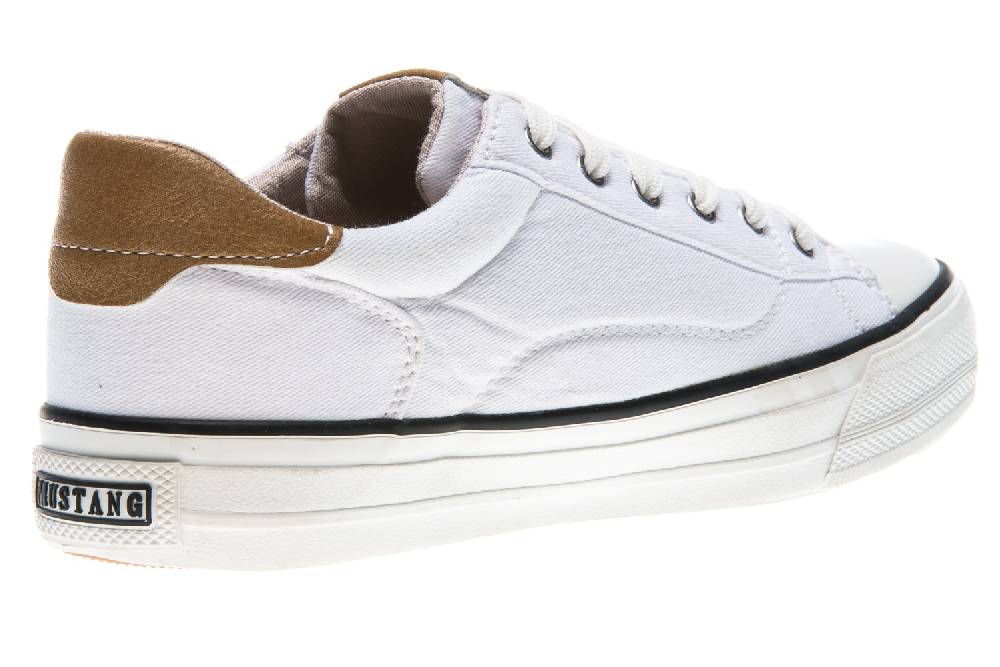 Mustang Shoes Sneaker In Übergrößen Weiß 1272-301-1 Große Damenschuhe