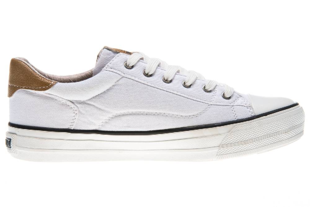 Mustang Shoes Sneaker In Übergrößen Weiß 1272-301-1 Große Damenschuhe