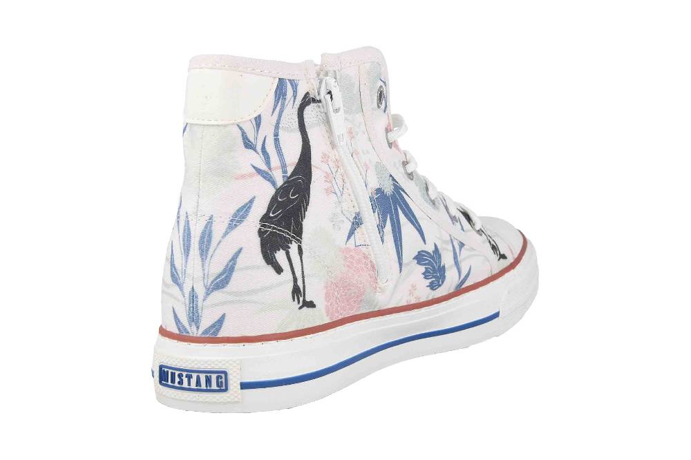 Mustang Shoes Sneaker In Übergrößen Weiß 1272-501-1 Große Damenschuhe