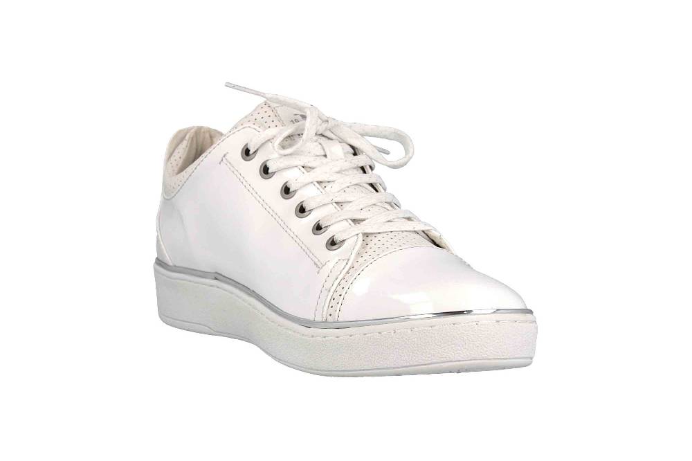 Mustang Shoes Sneaker In Übergrößen Weiß 1300-301-1 Große Damenschuhe