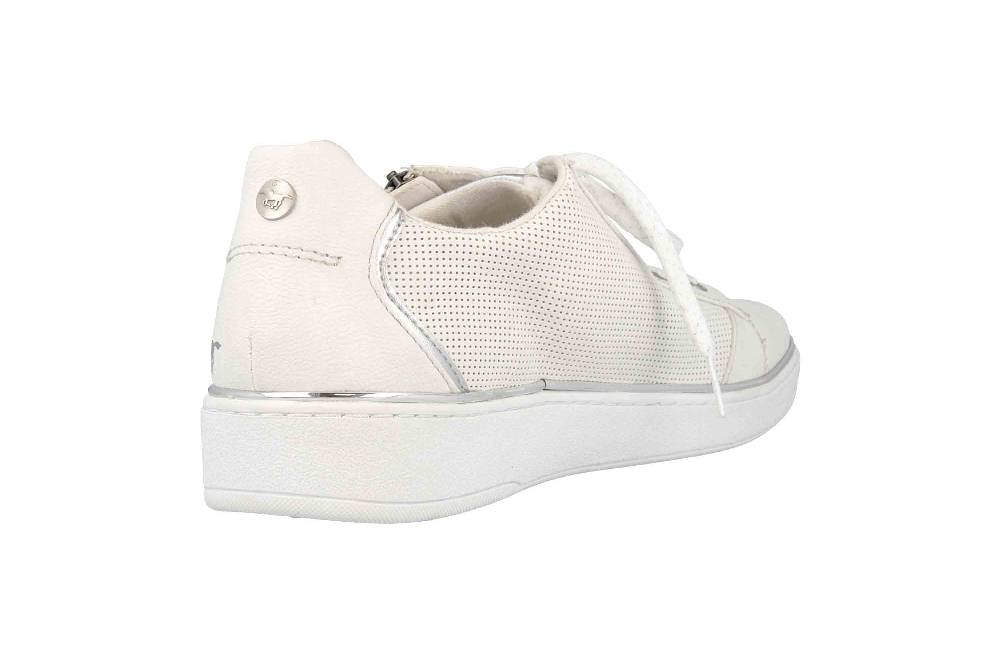 Mustang Shoes Sneaker In Übergrößen Weiß 1300-303-121 Große Damenschuhe