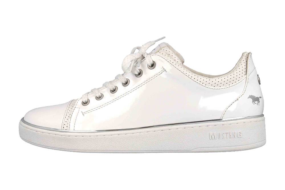 Mustang Shoes Sneaker in Übergrößen Weiß 1300-301-1 große Damenschuhe