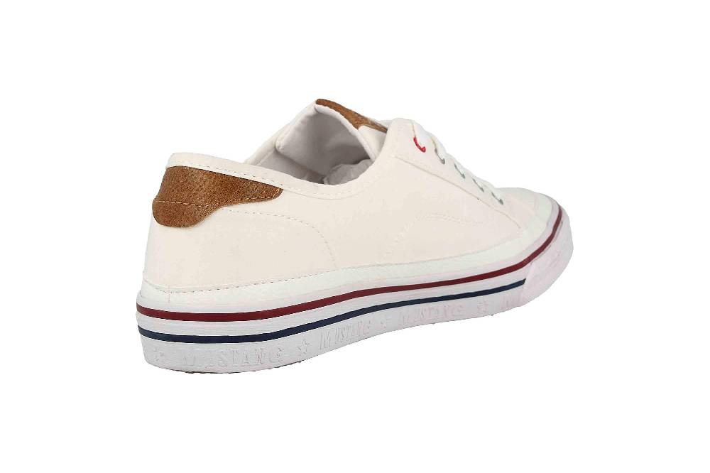 Mustang Shoes Sneaker In Übergrößen Weiß 1354-301-1 Große Damenschuhe
