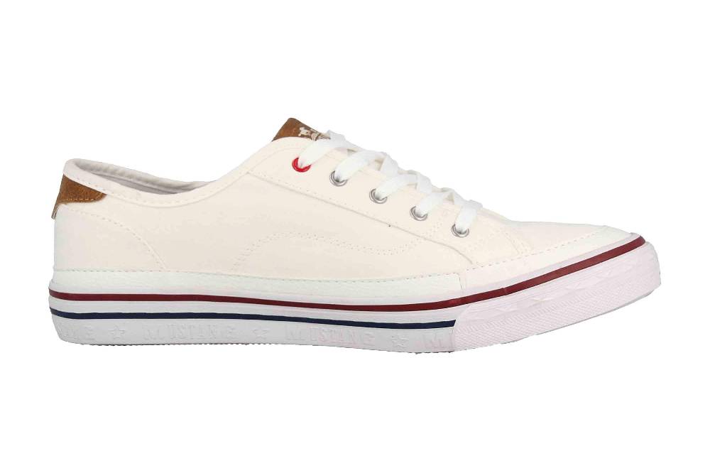 Mustang Shoes Sneaker In Übergrößen Weiß 1354-301-1 Große Damenschuhe