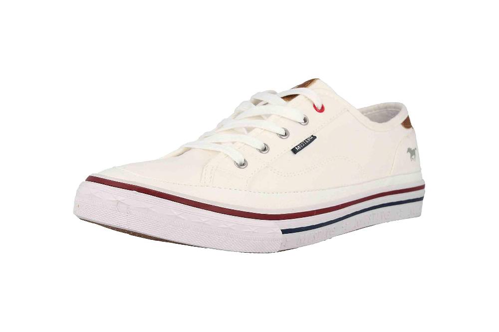 Mustang Shoes Sneaker In Übergrößen Weiß 1354-301-1 Große Damenschuhe