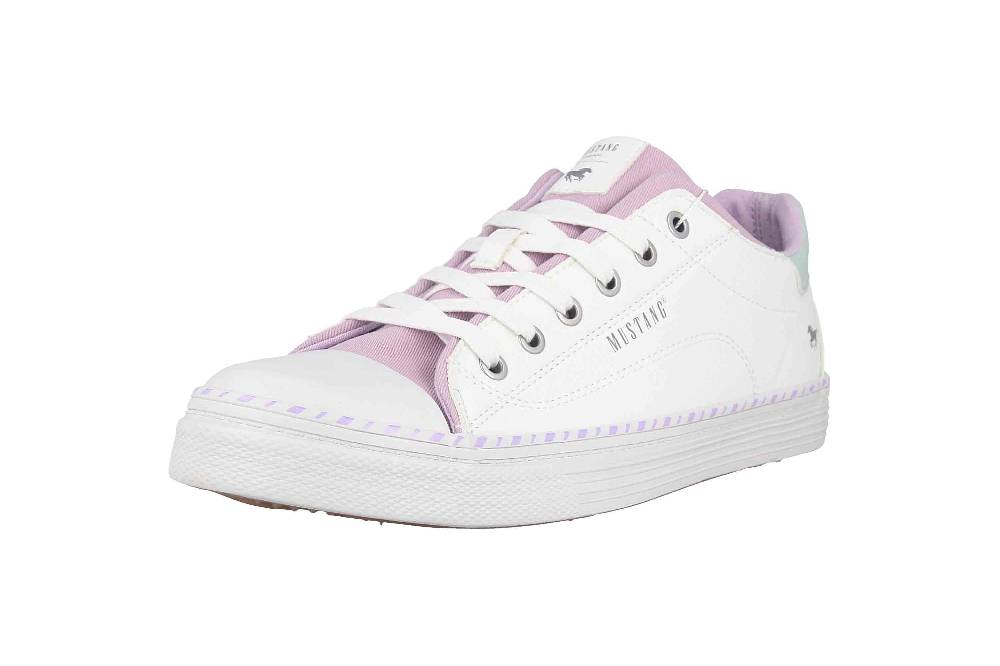 Mustang Shoes Sneaker In Übergrößen Weiß 1376-306-198 Große Damenschuhe