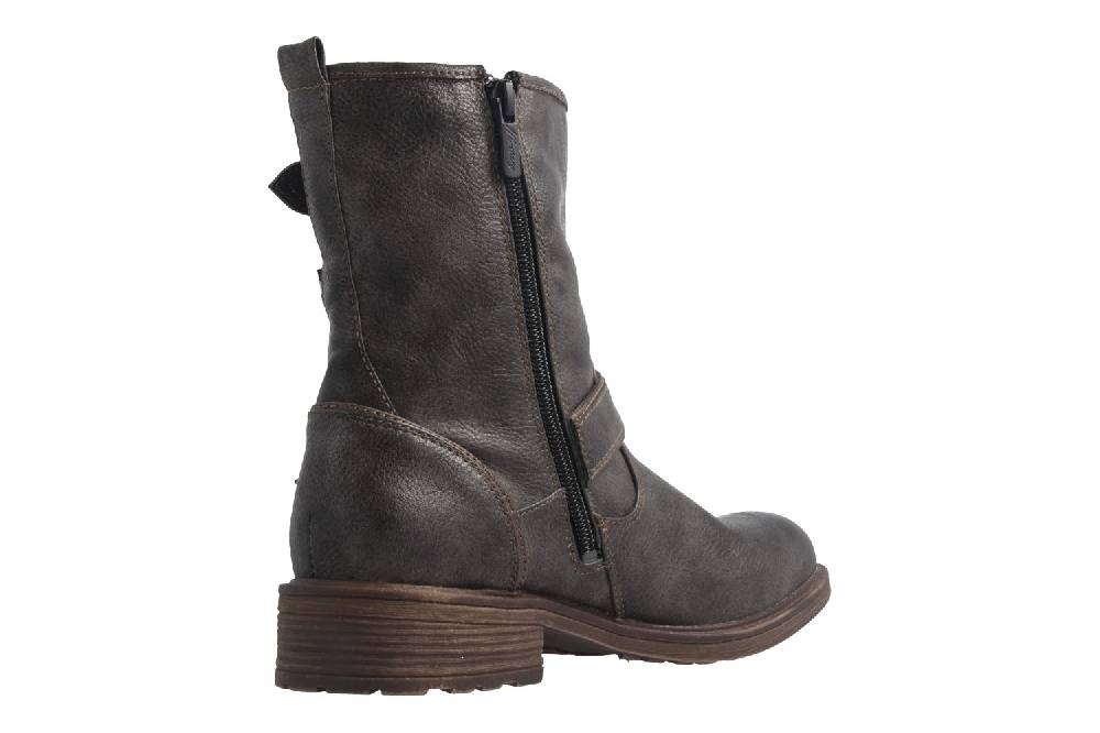 Mustang Shoes Stiefel In Übergrößen Grau 1264-602-20 Große Damenschuhe