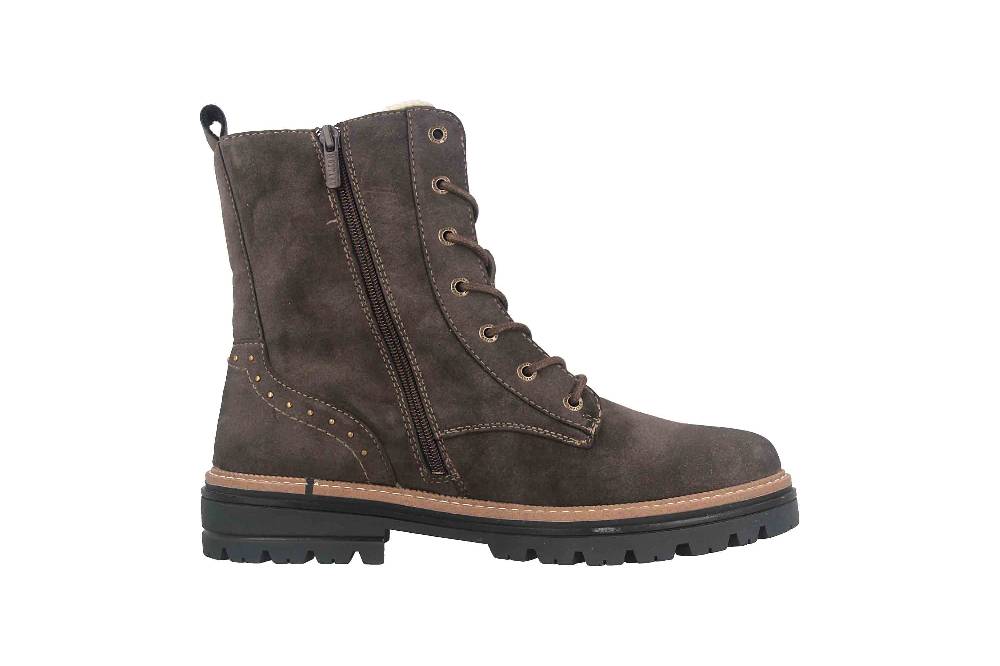 Mustang Shoes Stiefel In Übergrößen Grau 1404-601-20 Große Damenschuhe