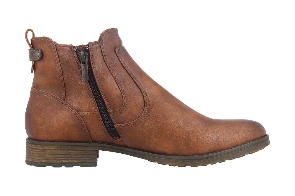 Mustang Shoes Stiefeletten In Übergrößen Braun 1265-522-307 Große Damenschuhe