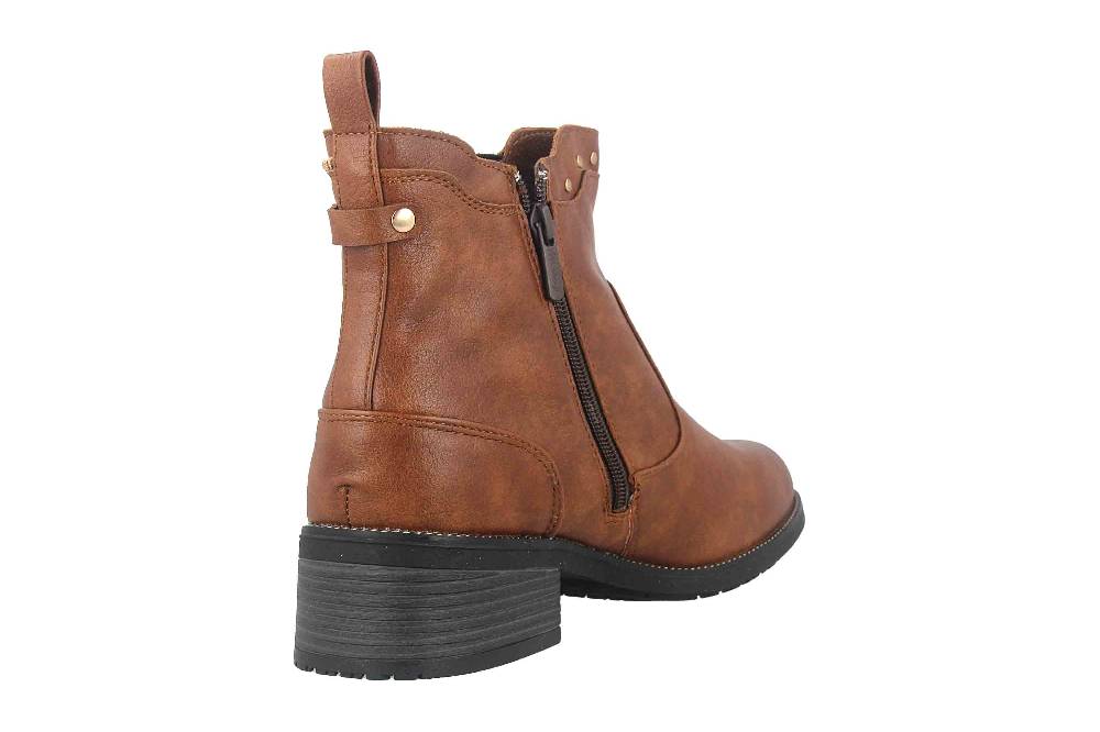 Mustang Shoes Stiefeletten In Übergrößen Braun 1402-503-307 Große Damenschuhe