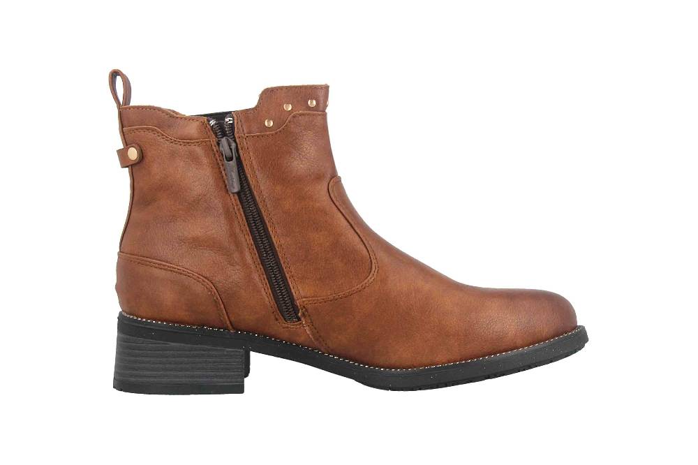 Mustang Shoes Stiefeletten In Übergrößen Braun 1402-503-307 Große Damenschuhe