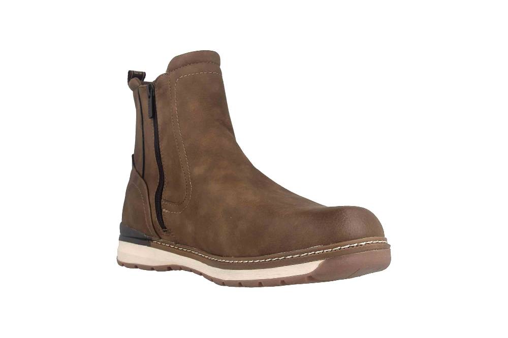 Mustang Shoes Stiefeletten In Übergrößen Braun 4141-612-308 Große Herrenschuhe