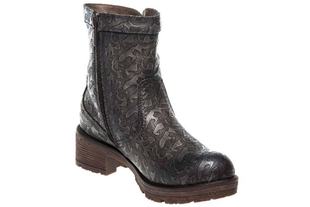 Mustang Shoes Stiefeletten In Übergrößen Dunkelgrau 1284-605-20 Große Damenschuhe