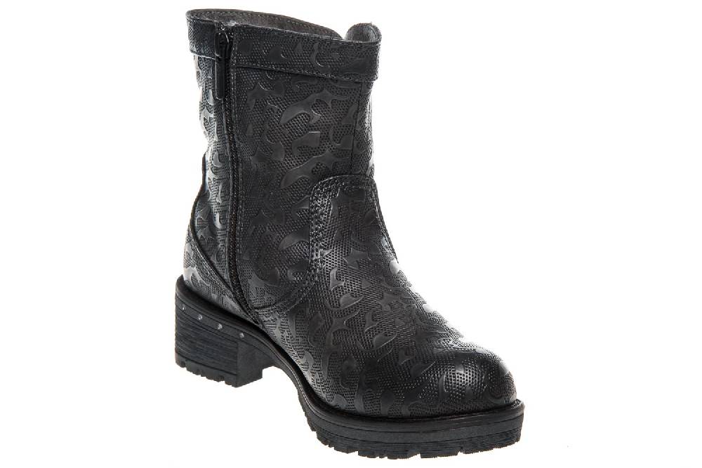 Mustang Shoes Stiefeletten In Übergrößen Graphit 1284-605-259 Große Damenschuhe