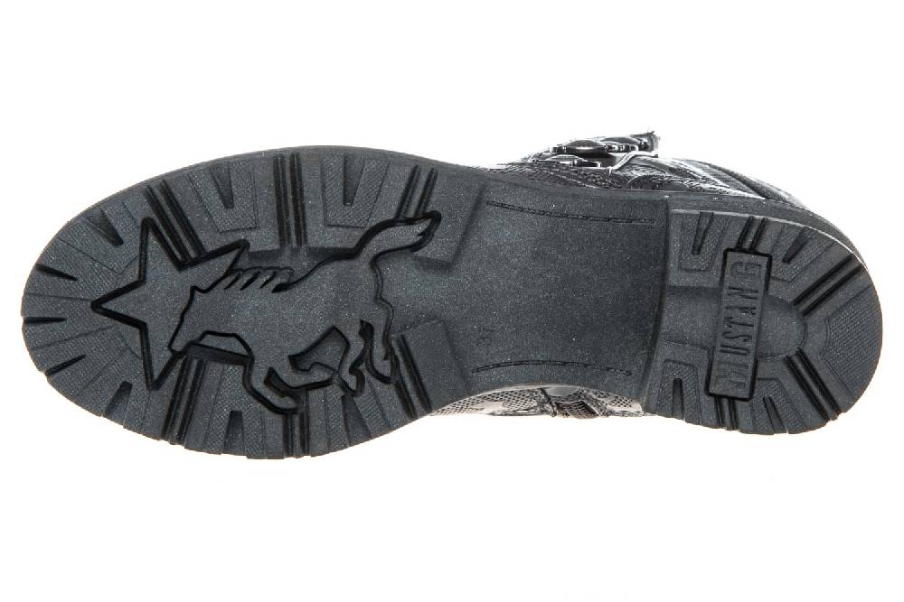 Mustang Shoes Stiefeletten In Übergrößen Graphit 1284-605-259 Große Damenschuhe