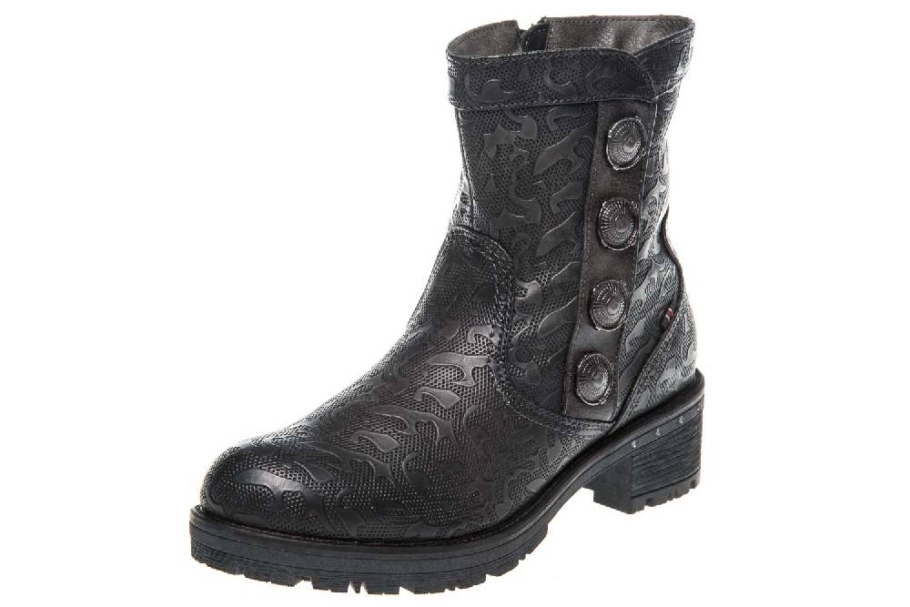 Mustang Shoes Stiefeletten in Übergrößen Graphit 1284-605-259 große Damenschuhe