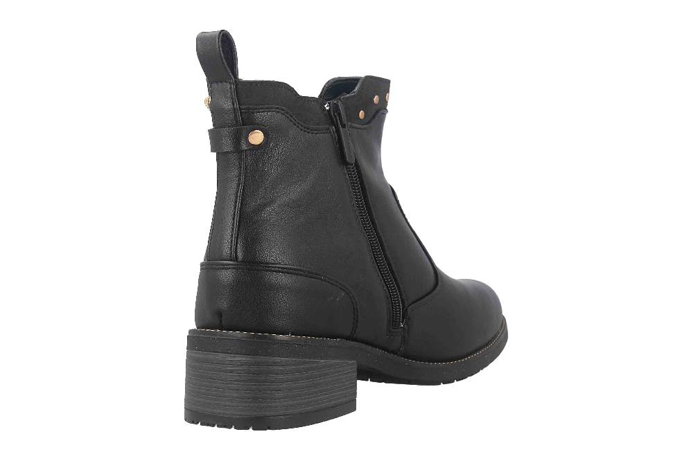 Mustang Shoes Stiefeletten In Übergrößen Schwarz 1402-503-9 Große Damenschuhe