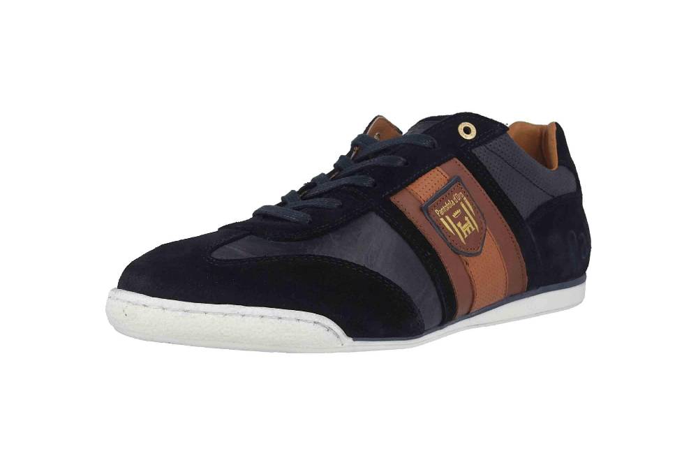 Pantofola D'Oro Imola Scudo Uomo Low Sneaker In Übergrößen Blau 10193040.29Y/10193084.29Y Große Herrenschuhe