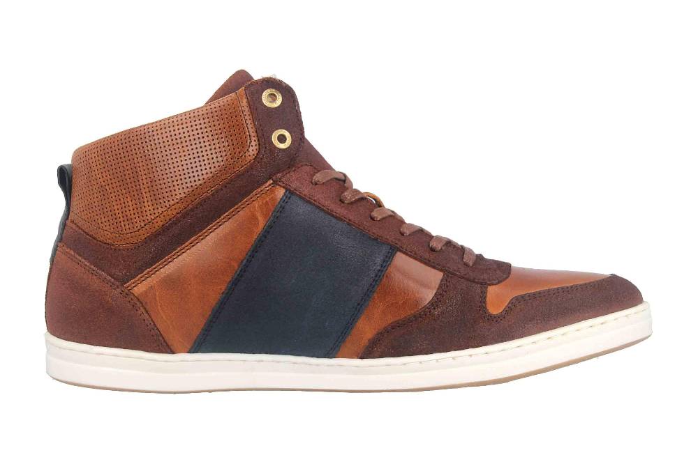 Pantofola D'Oro MILITO UOMO MID XL Sneaker In Übergrößen Braun 10203021.JCU/10203072.JCU Große Herrenschuhe