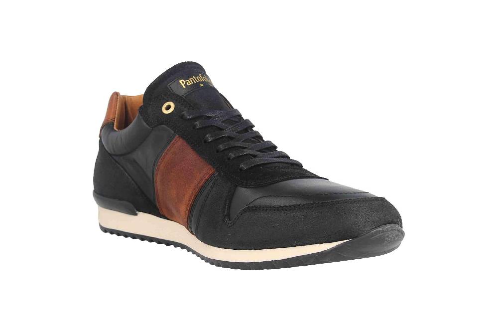 Pantofola D'Oro UMITO UOMO LOW XL Sneaker In Übergrößen Schwarz 10203038.25Y/10203075.25Y Große Herrenschuhe