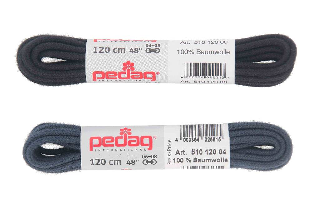 pedag - RUNDSENKEL - Schnürsenkel 120 cm (1 Paar)