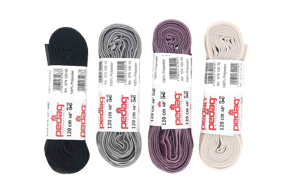 Pedag - SAMTSENKEL - Schnürsenkel 120 Cm (1 Paar)- Diverse Farben