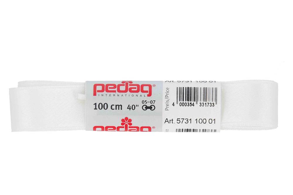 Pedag - SATINSENKEL - Schnürsenkel 100 Cm (1 Paar) 16 Mm Breit- Diverse Farben