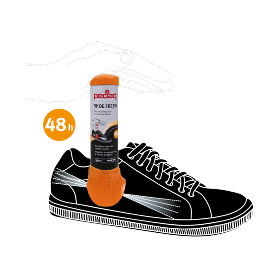 Pedag - Shoe Fresh Spray Bis Zu 48 Stunden - Neutralisiert Geruch 100 Ml