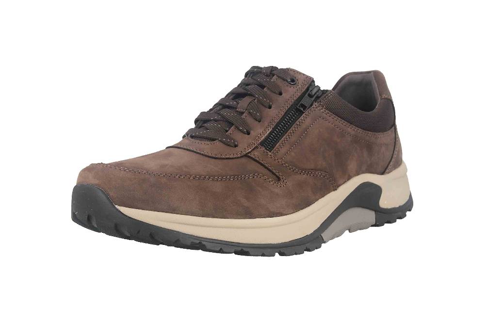 Pius Gabor Rollingsoft Sneaker In Übergrößen Braun 8000.14.18 Große Herrenschuhe