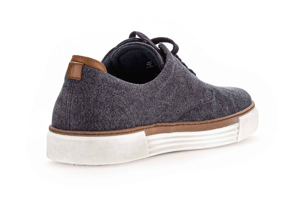 Pius Gabor Sneaker In Übergrößen BLau 0460.20.02 Große Herrenschuhe