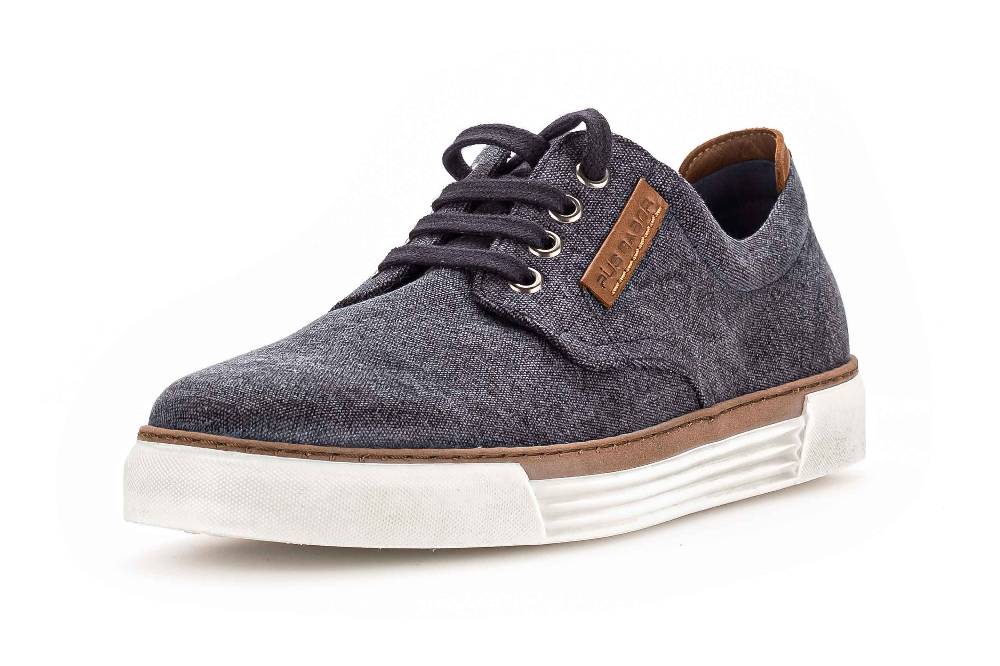 Pius Gabor Sneaker In Übergrößen BLau 0460.20.02 Große Herrenschuhe