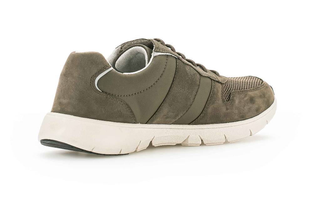 Pius Gabor Sneaker In Übergrößen Grün 1018.21.03 Große Herrenschuhe