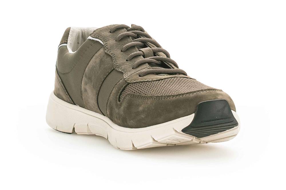 Pius Gabor Sneaker In Übergrößen Grün 1018.21.03 Große Herrenschuhe