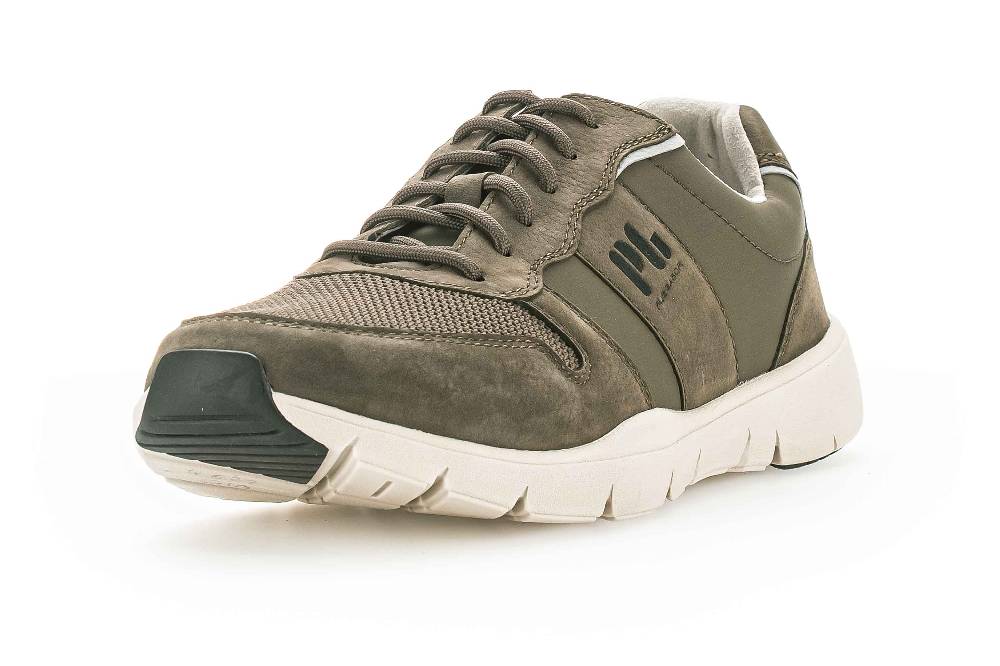 Pius Gabor Sneaker In Übergrößen Grün 1018.21.03 Große Herrenschuhe