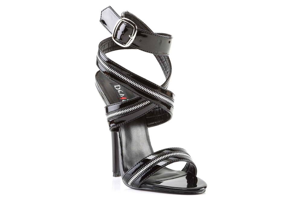 Pleaser Domina-119 High Heels In Übergrößen Schwarz DOM119/B Große Damenschuhe