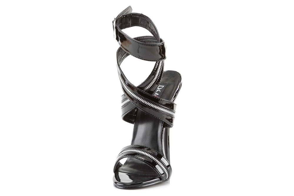 Pleaser Domina-119 High Heels In Übergrößen Schwarz DOM119/B Große Damenschuhe