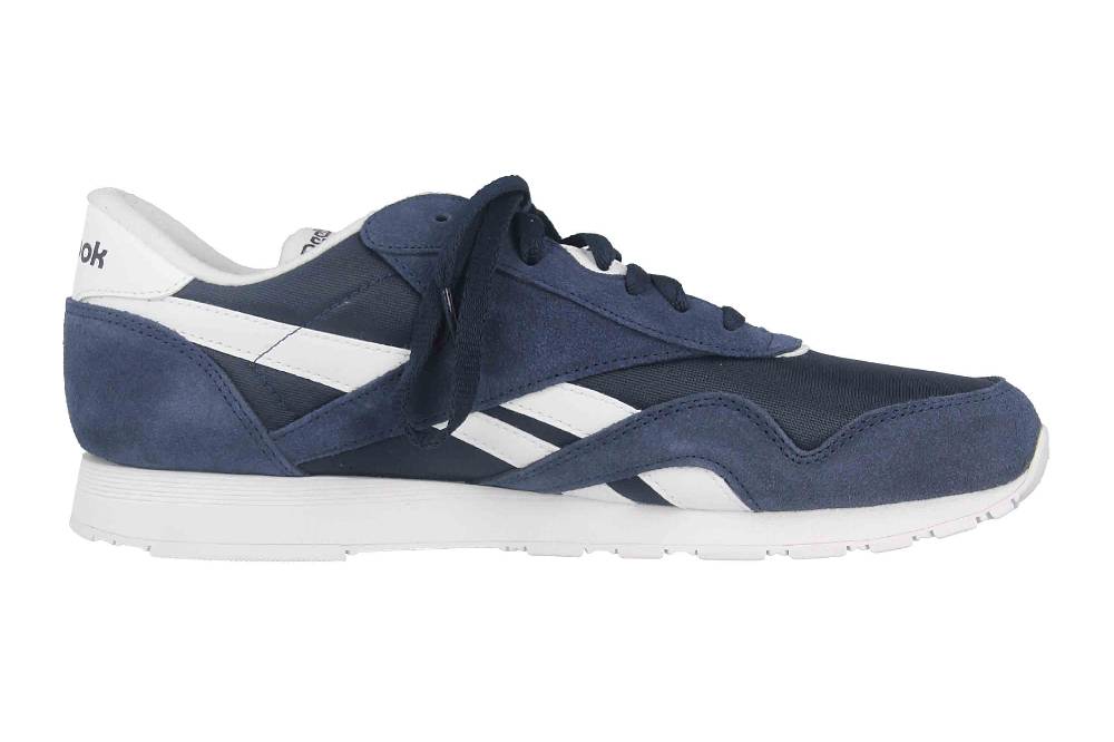 Reebok CLASSIC NYLON Sportschuhe In Übergrößen Blau 100009276 Große Herrenschuhe