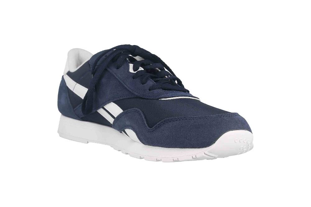 Reebok CLASSIC NYLON Sportschuhe In Übergrößen Blau 100009276 Große Herrenschuhe