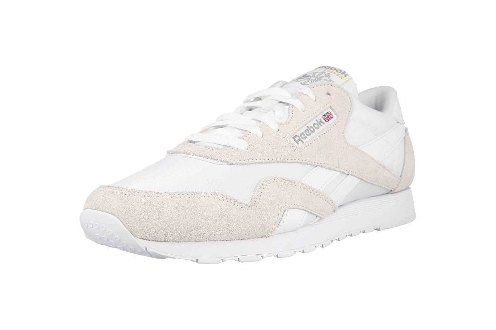 Reebok CLASSIC NYLON Sportschuhe In Übergrößen Weiß 100009277 Große Herrenschuhe