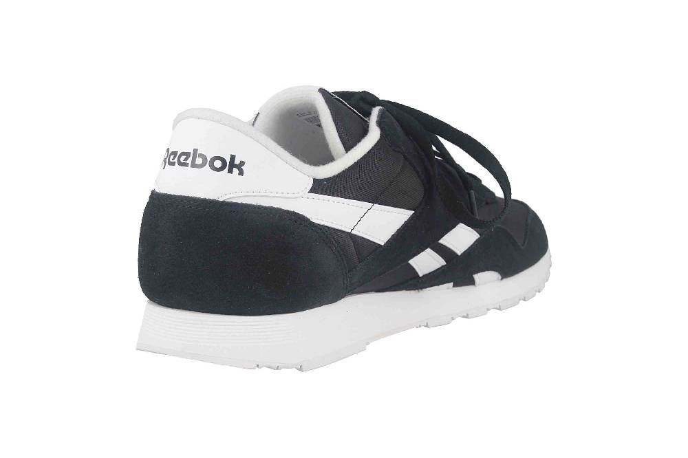 Reebok CLASSIC NYLON Sportschuhe / Laufschuhe In Übergrößen Schwarz 100009273 Große Herrenschuhe