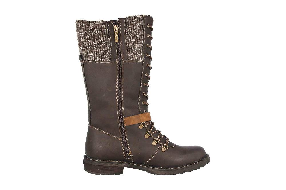 Relife Stiefel In Übergrößen Braun R3002 8032 Große Damenschuhe