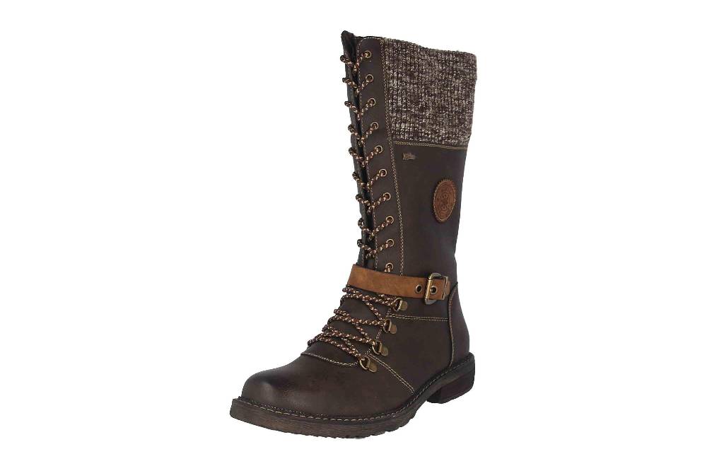 Relife Stiefel In Übergrößen Braun R3002 8032 Große Damenschuhe